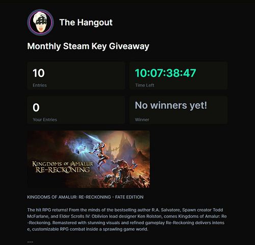 🎉 GIVEAWAY ALERT 🎉

Hey, gaming fam! 🎮 Are you ready for some monthly gaming excitement? 🔥 We're thrilled to announce our Mon...