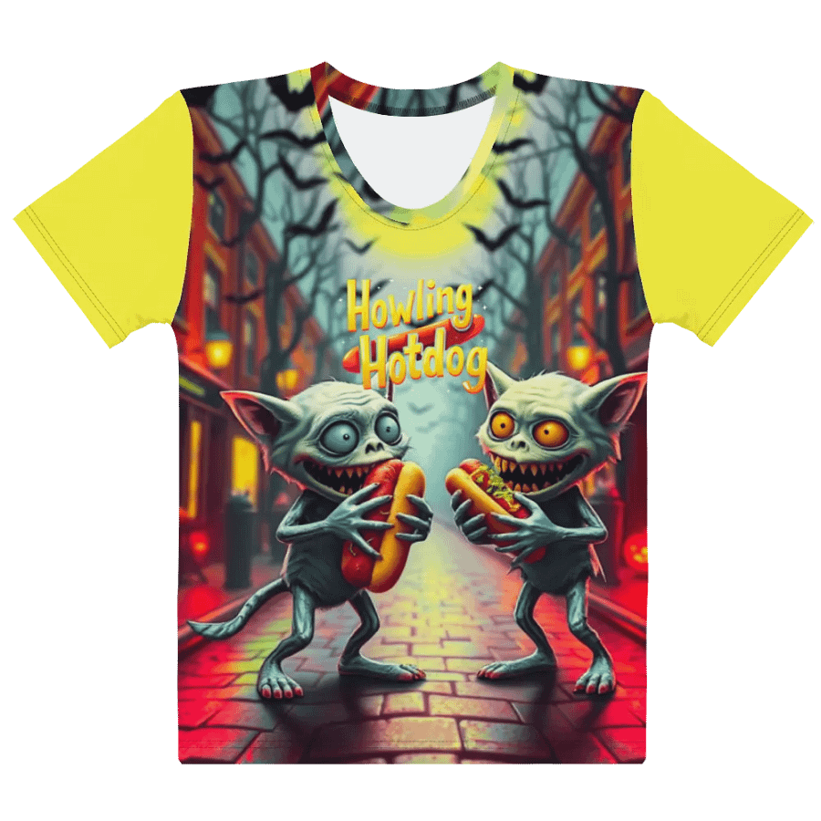 Howling Hotdog T Shirt product image (2)