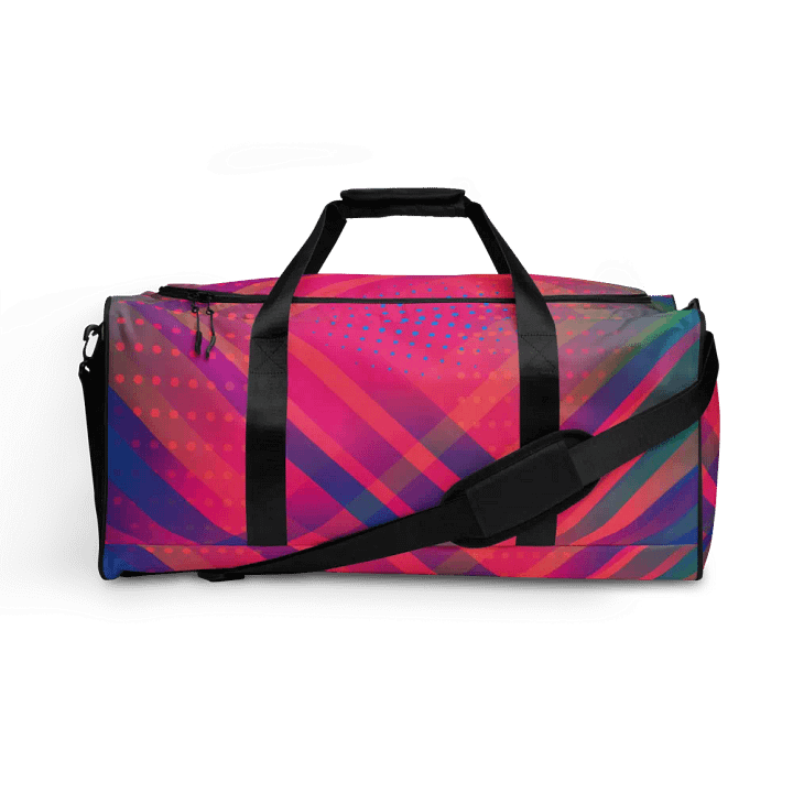 Vibrant Geometry Custom Duffle Bag for travel moms dads friends product image (1)