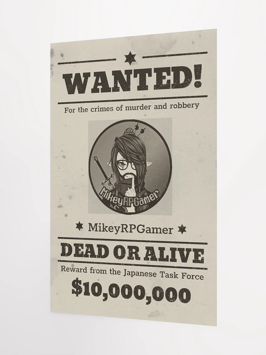 MikeyRPGamer Wanted Poster product image (3)