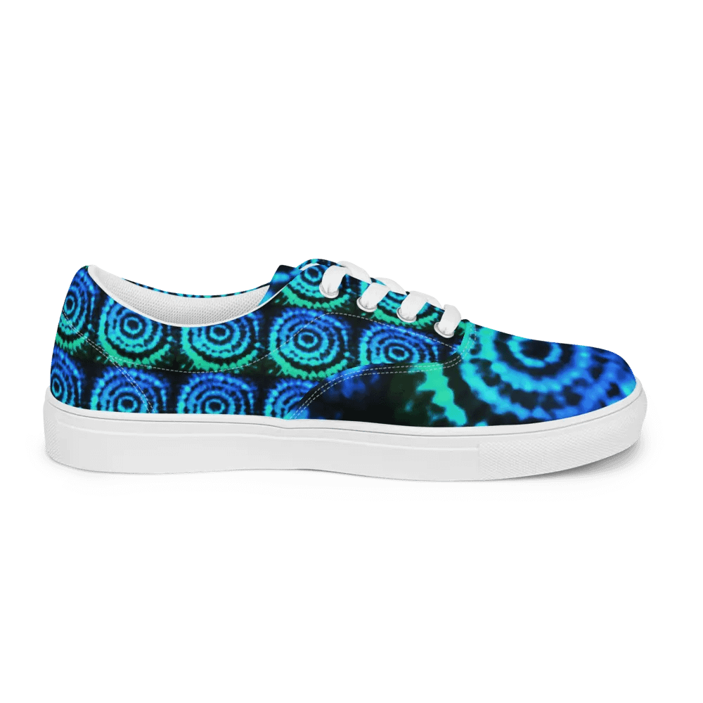 Blue moon splash lace up canvas shoes (mens) product image (9)