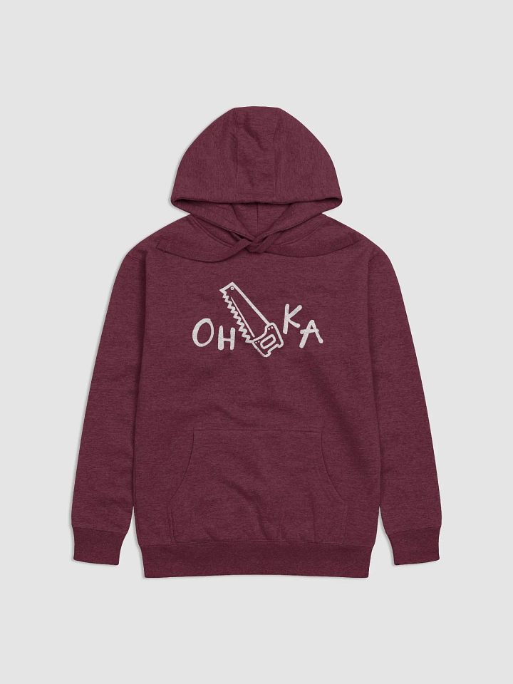 Oh-Saw-Ka (Osaka White Text) Premium Hoodie product image (1)