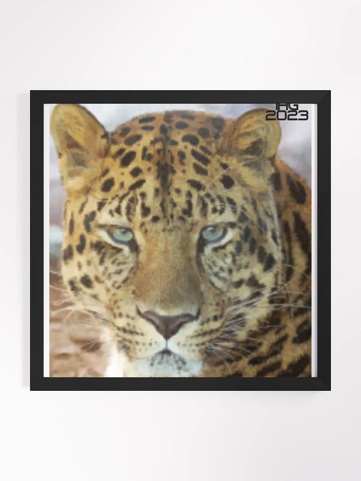 Leopard Digital Drawing Framed Print product image (1)