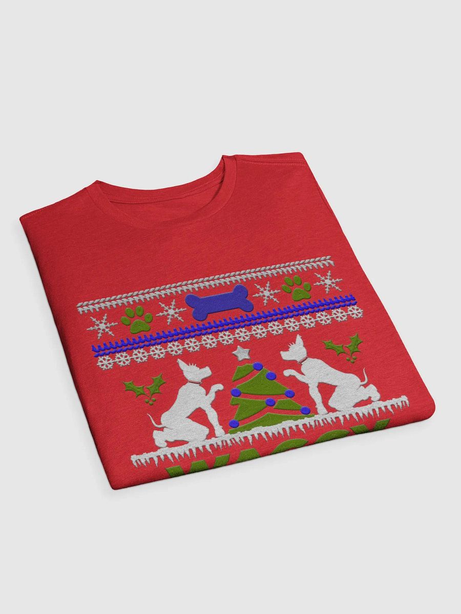 T-Shirt - "WAGGY XMAS" Green Print product image (3)