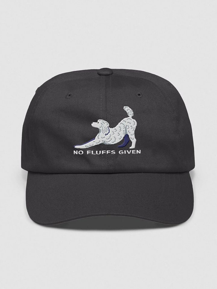 No Fluffs Given Classic Dad Hat(Embroidered) of a Poodle(White) product image (9)