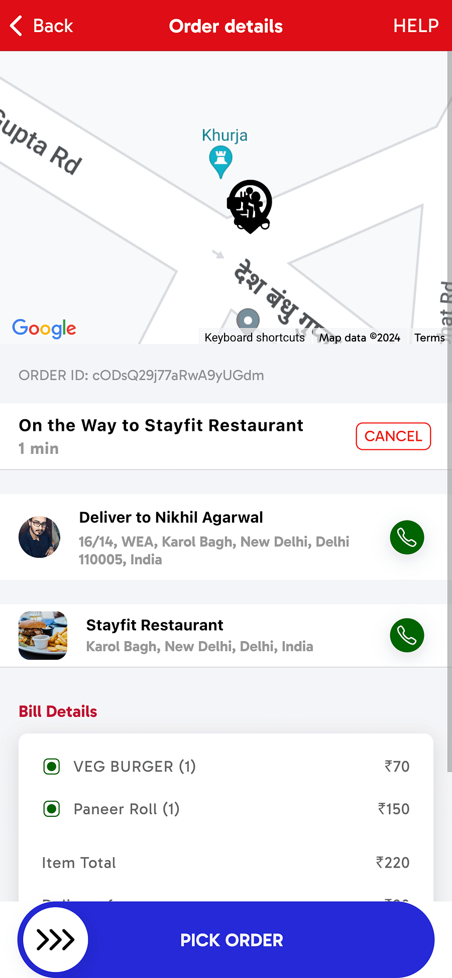 Ionic 8+ Rider Food Delivery App UI Template product image (11)