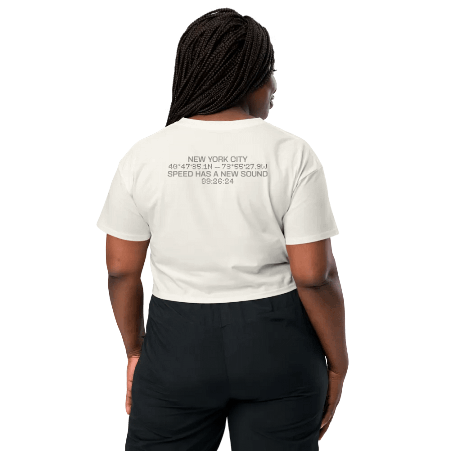 ATHLOS Crop Tee - Ecru product image (7)