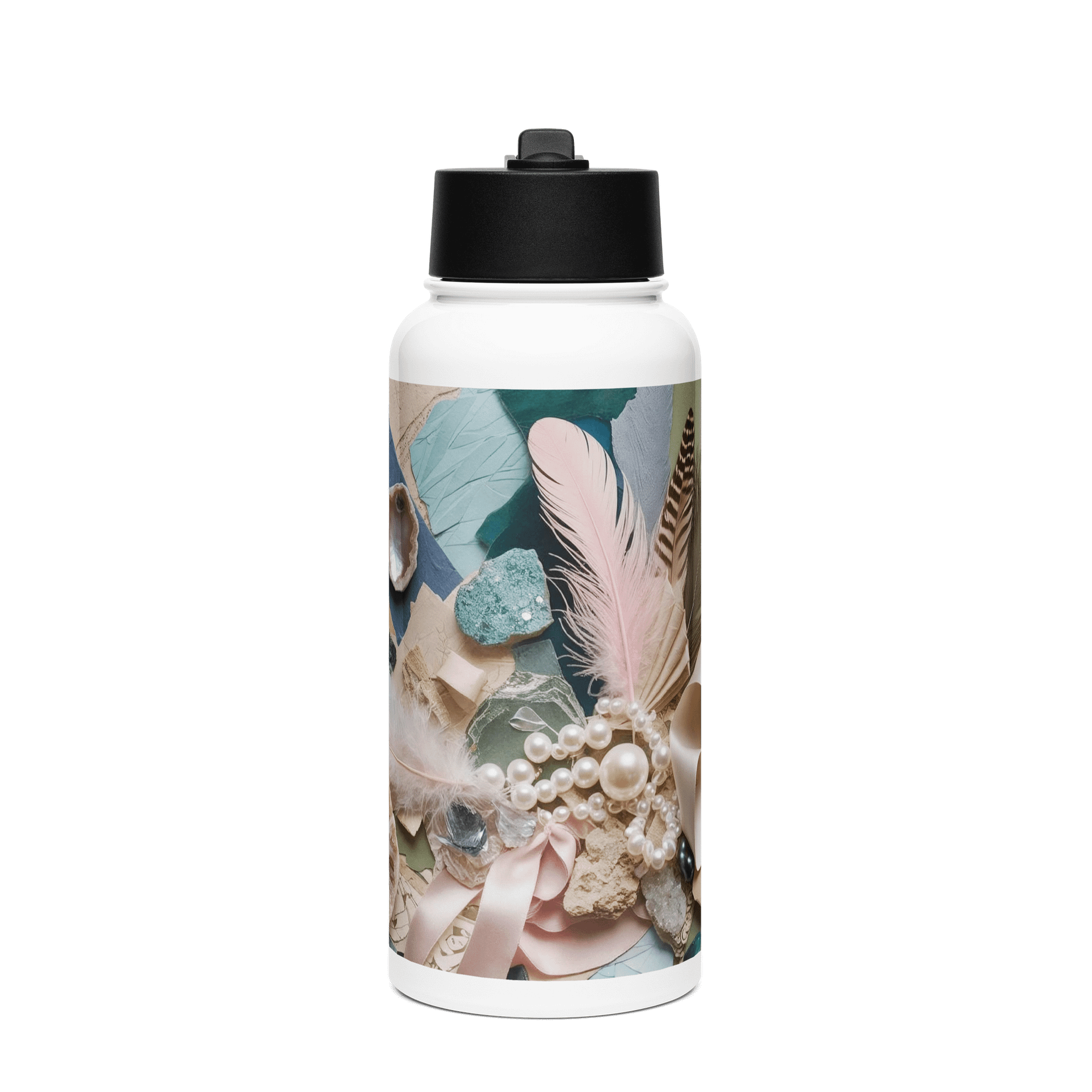 Dreams Folded in Paper Water Bottle #3 – For the Soft Alchemists product image (1)