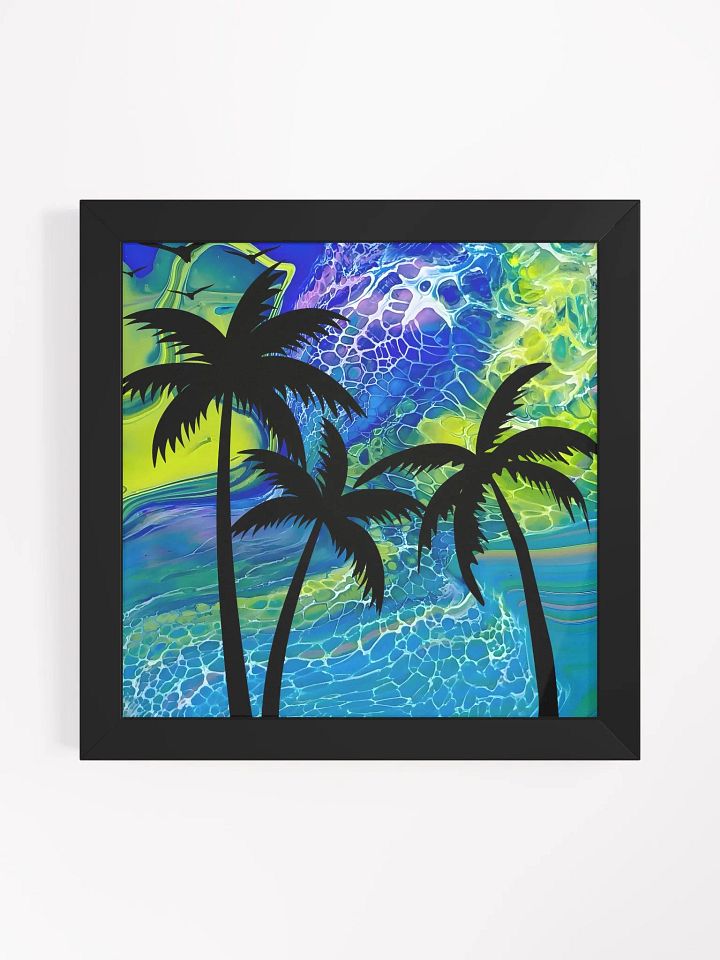 Tropical Bliss Island Landscape Art Print product image (1)