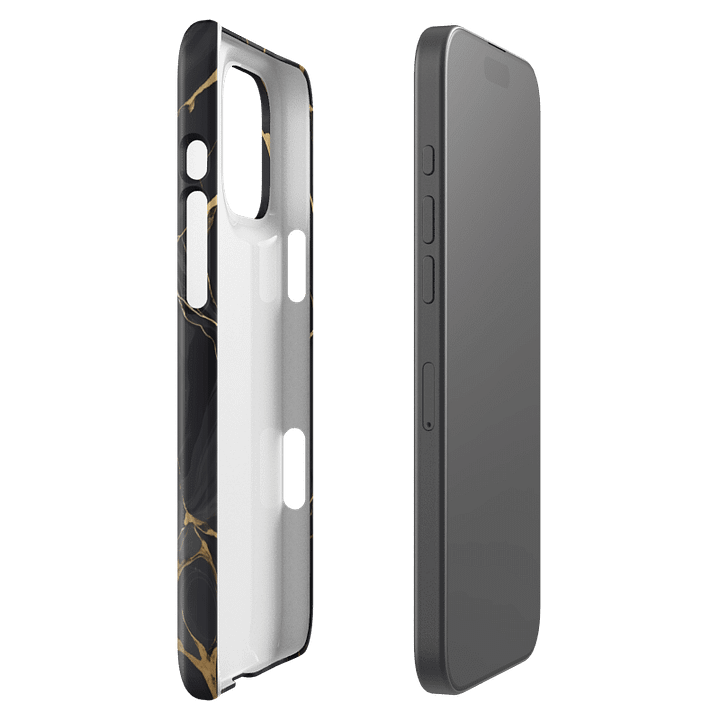 Snap Case for iPhone – Ebon Gold Waves product image (47)