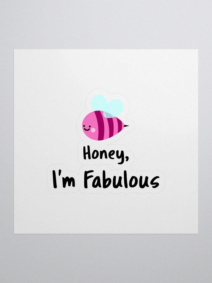 Buzzing Bee Kiss Cut Stickers product image (1)