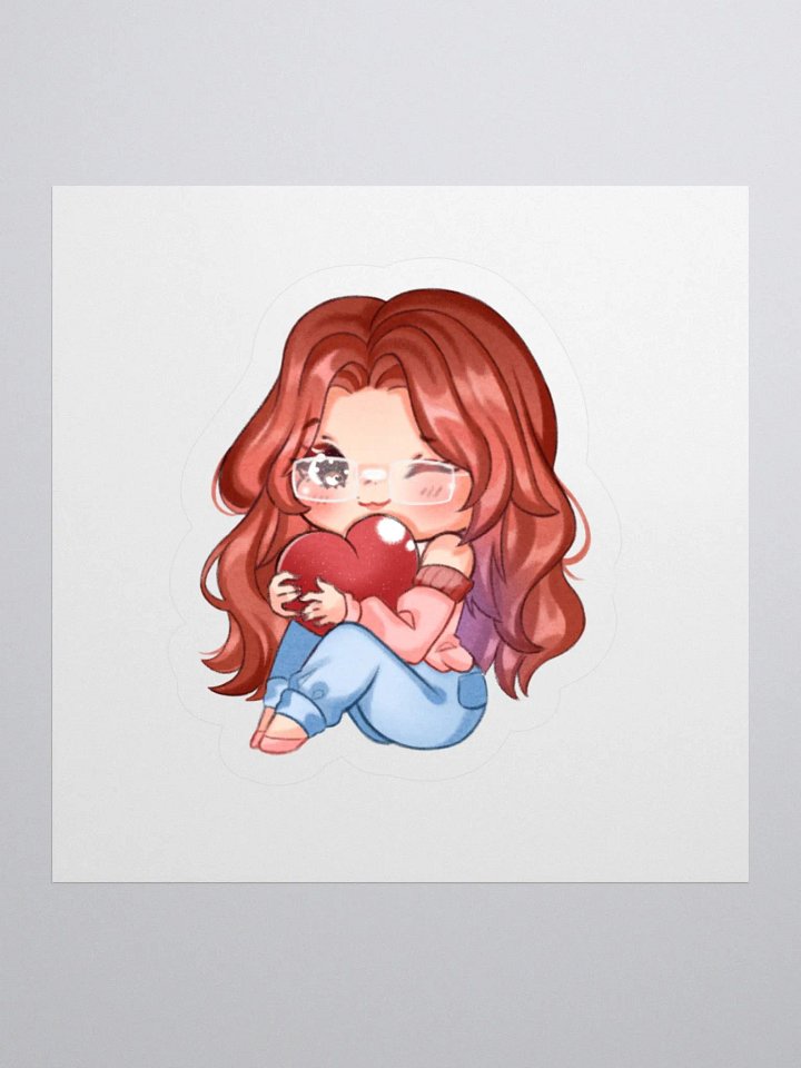 Lovely Lay without Hearts Sticker product image (1)