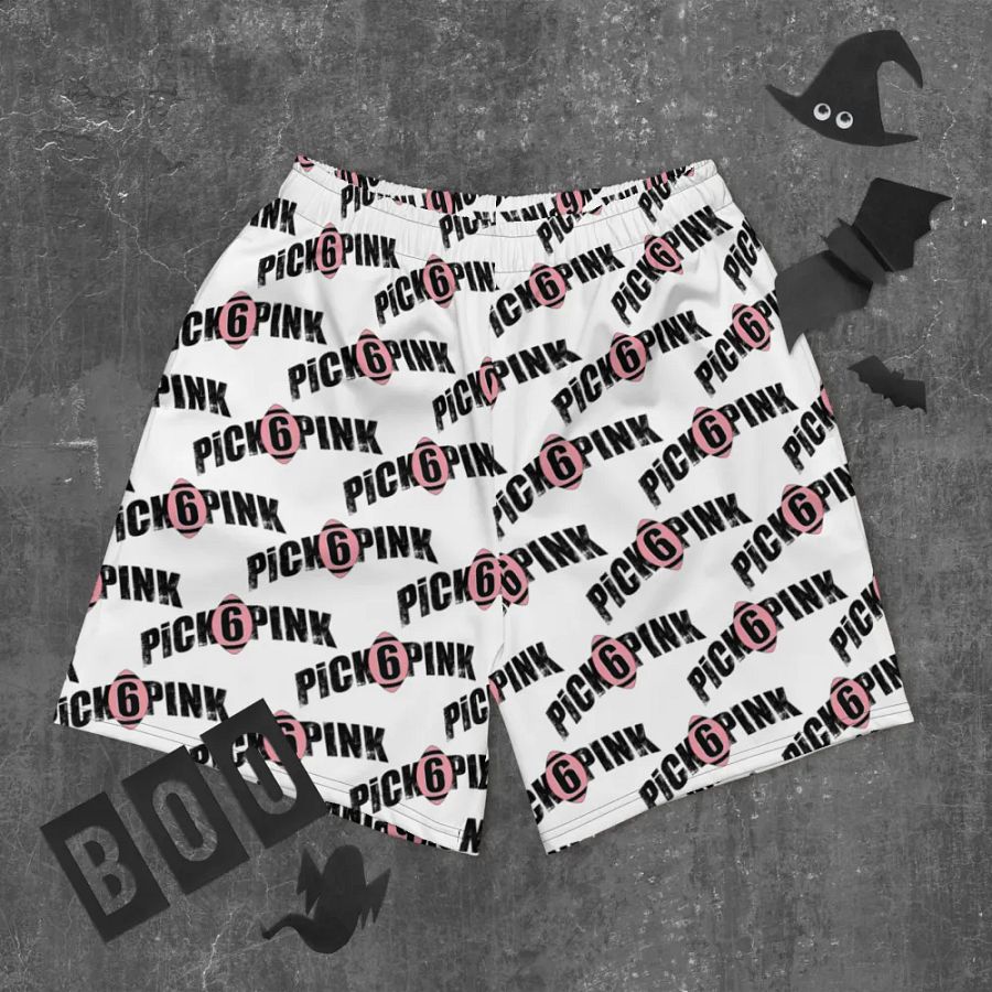 Pick 6 Pink White Athletic Shorts product image (7)