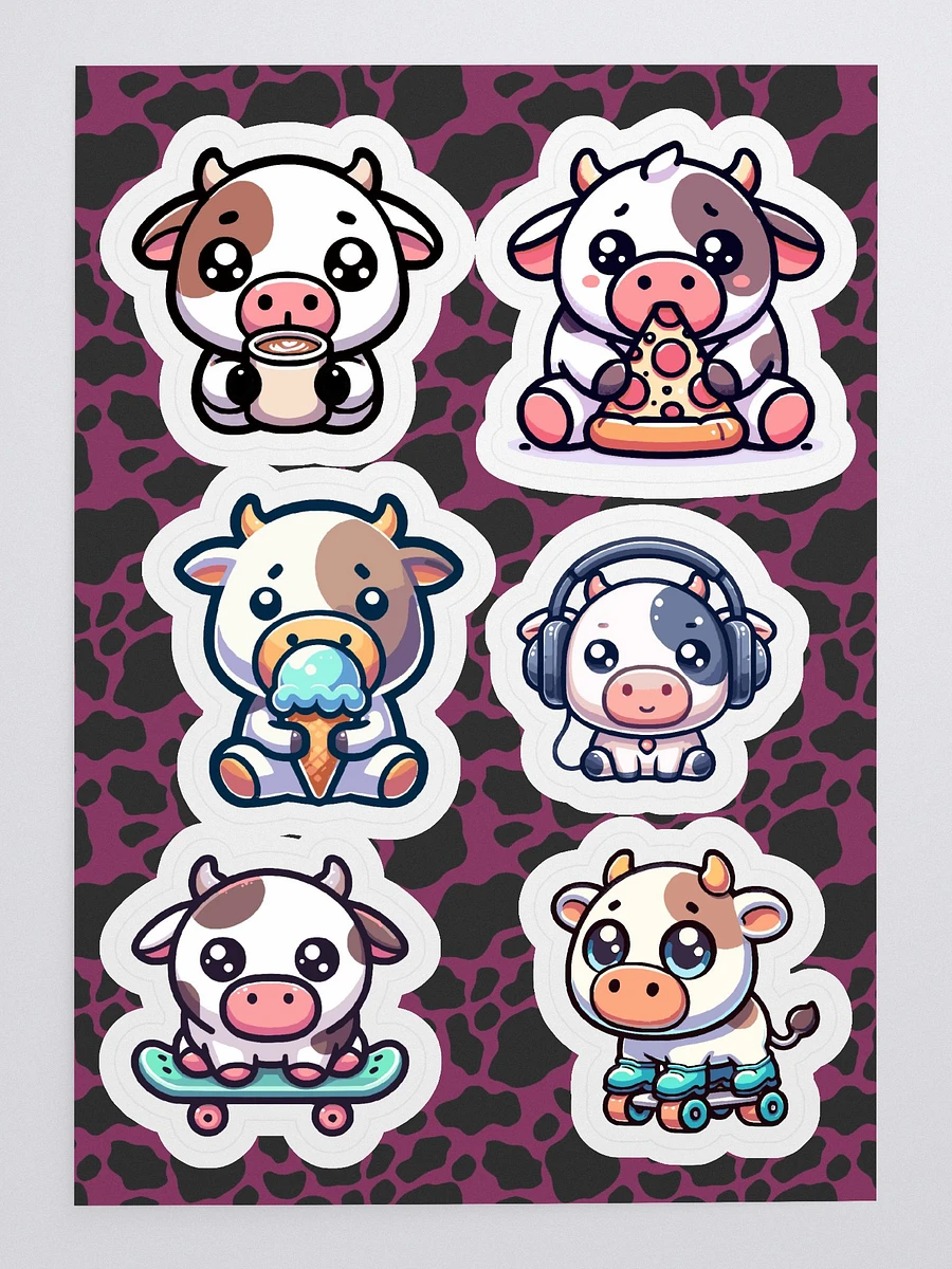 Kawaii Cows Sticker Sheet product image (3)