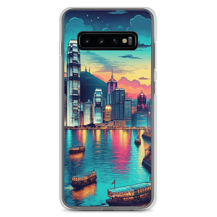 Clear Case for Samsung® | AI Design Hongkong city product image (2)