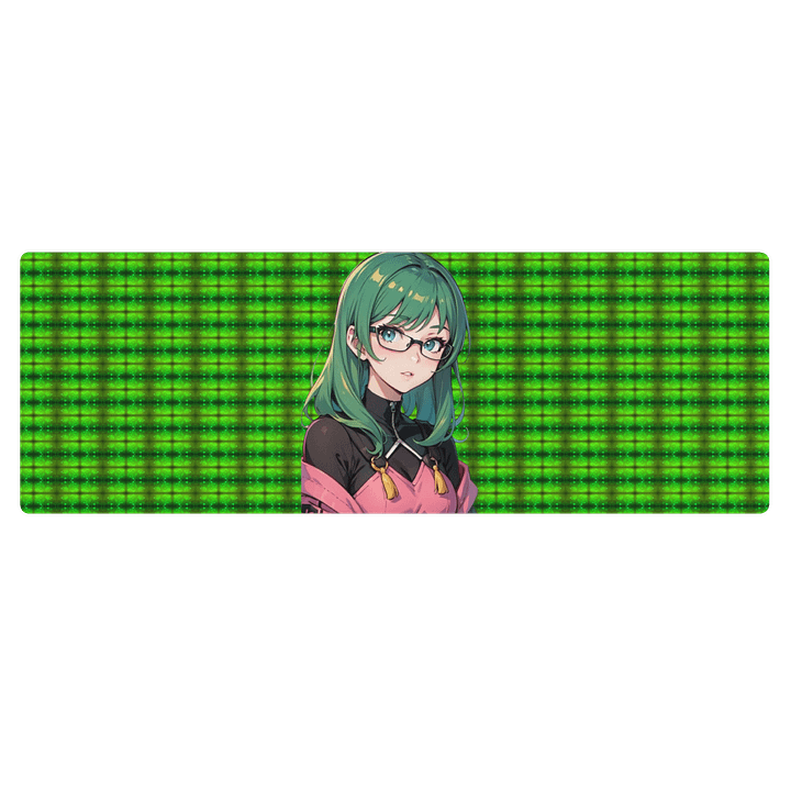 (Green WAIFU) K Yoga Mat product image (1)