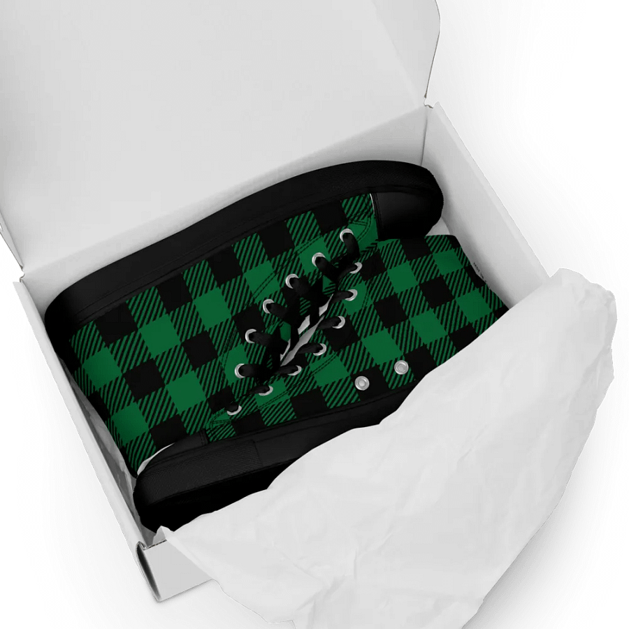 Womens Green Plaid Shoes product image (8)