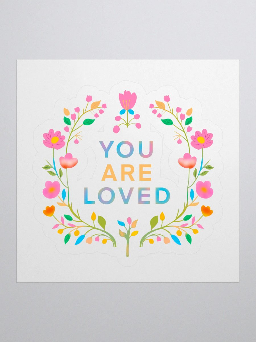 You Are Loved Floral Sticker Set product image (3)