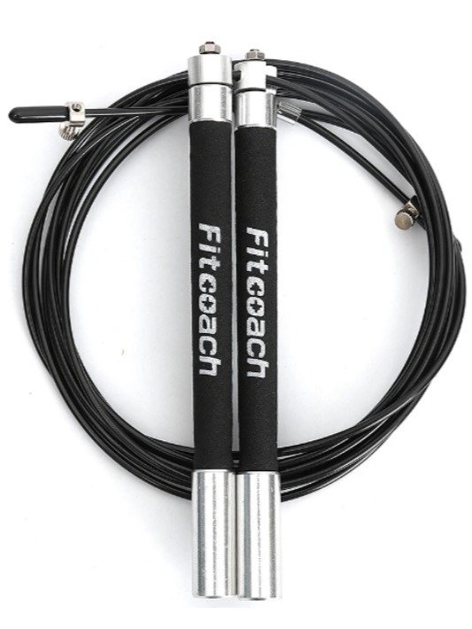 Speed Jump Rope Ball Bearing Metal Handle Sport Skipping,Stainless Steel Cable Crossfit Fitness Equipment product image (1)