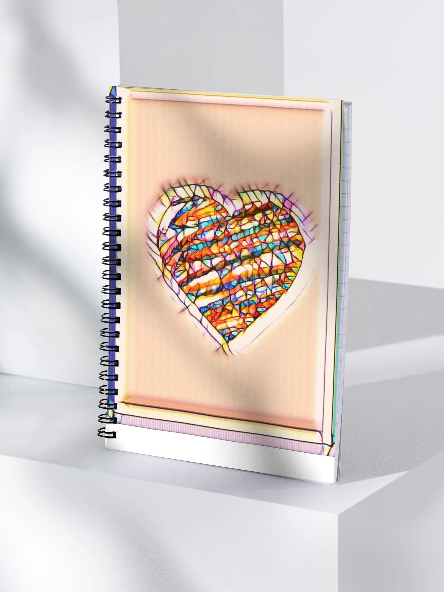 Mosaic/Stained Glass Heart Design Journal product image (3)