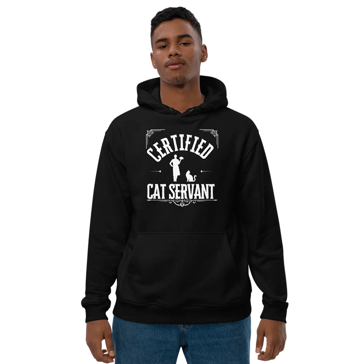 Certified Cat Servant - Eco Hoodie product image (1)