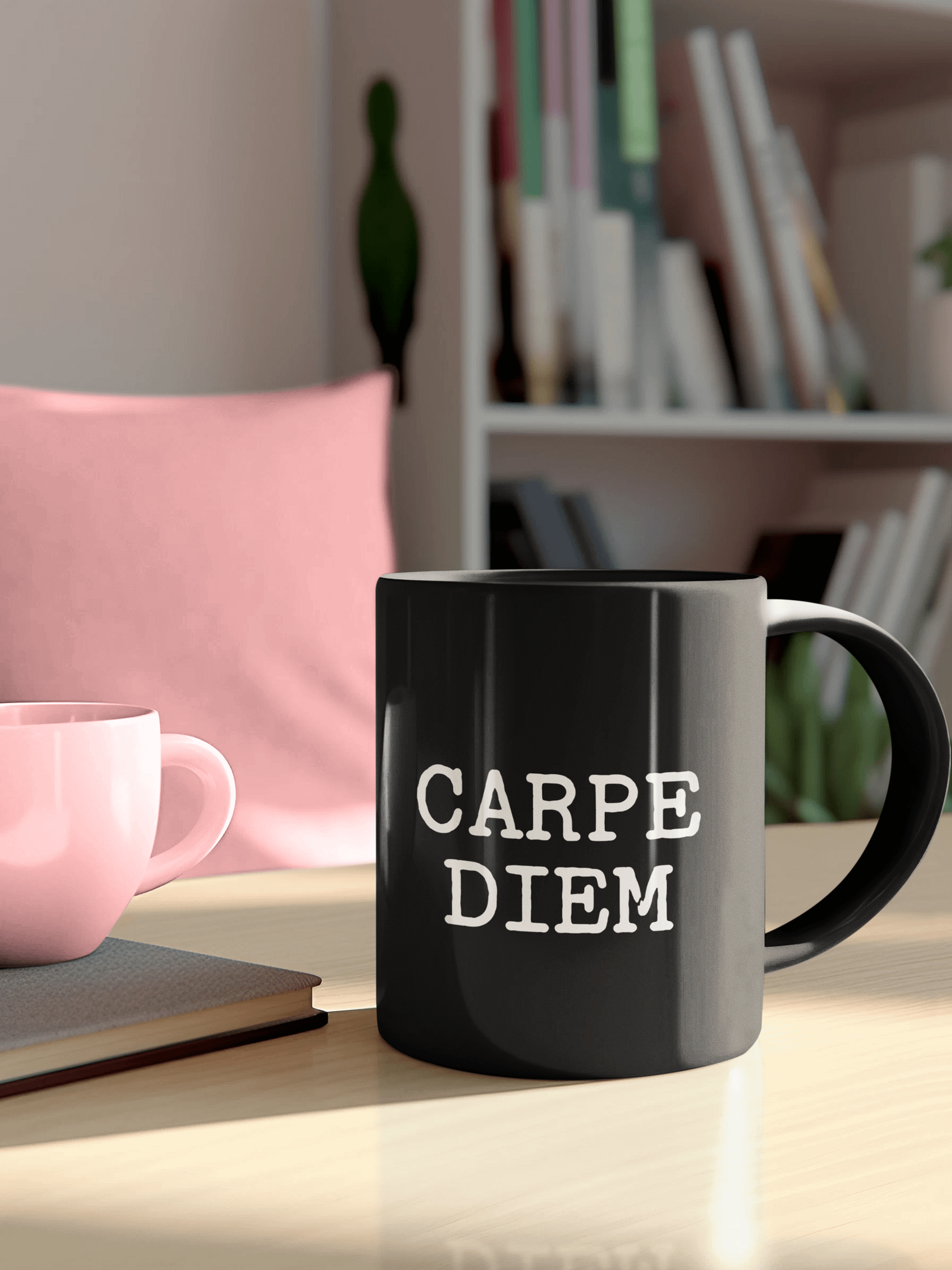 Carpe Diem Black Mug product image (1)