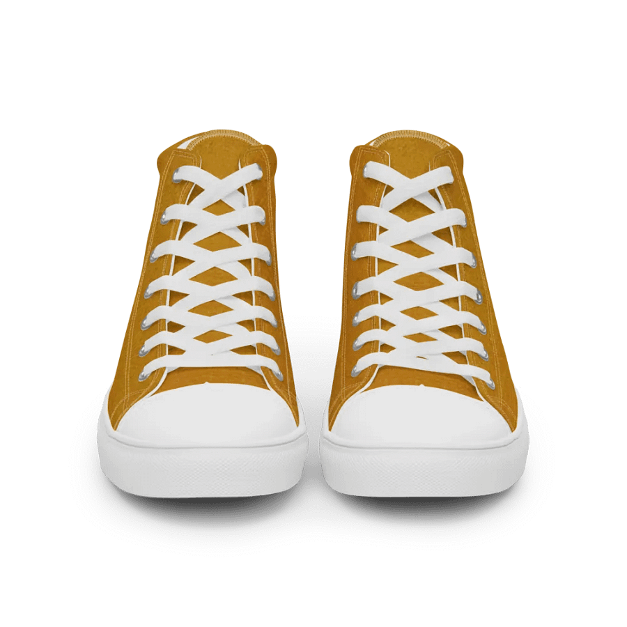 Ladies high-top high quality handmade canvas sneakers product image (8)