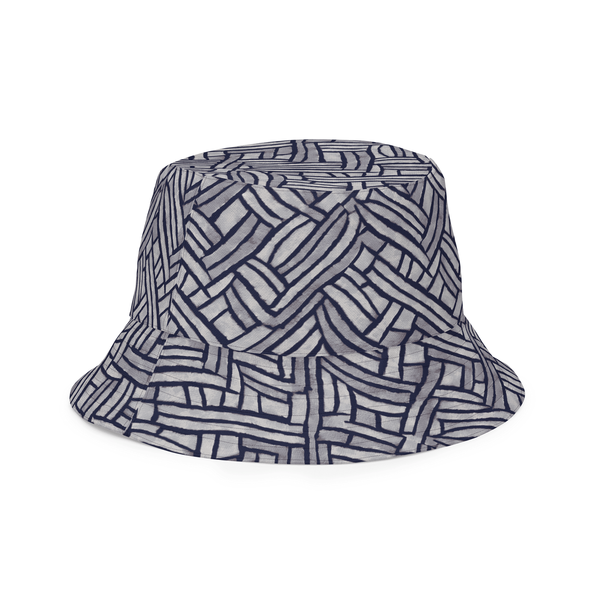 Grey Rectangles Hat product image (3)