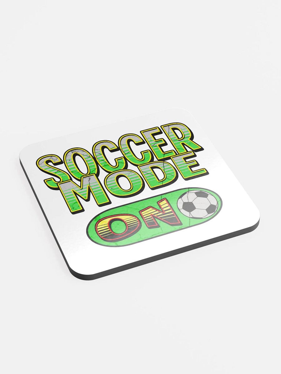 Soccer Mode On Vibrant Coaster product image (3)
