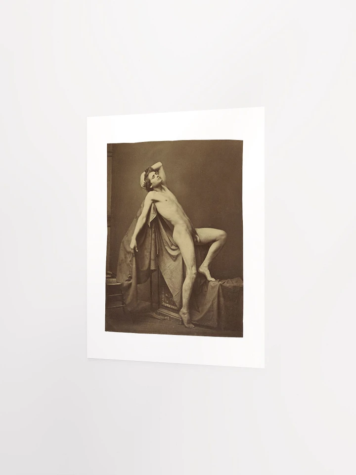 Male Figure In Repose By Gaudenzio Marconi (c. 1860) - Print product image (5)