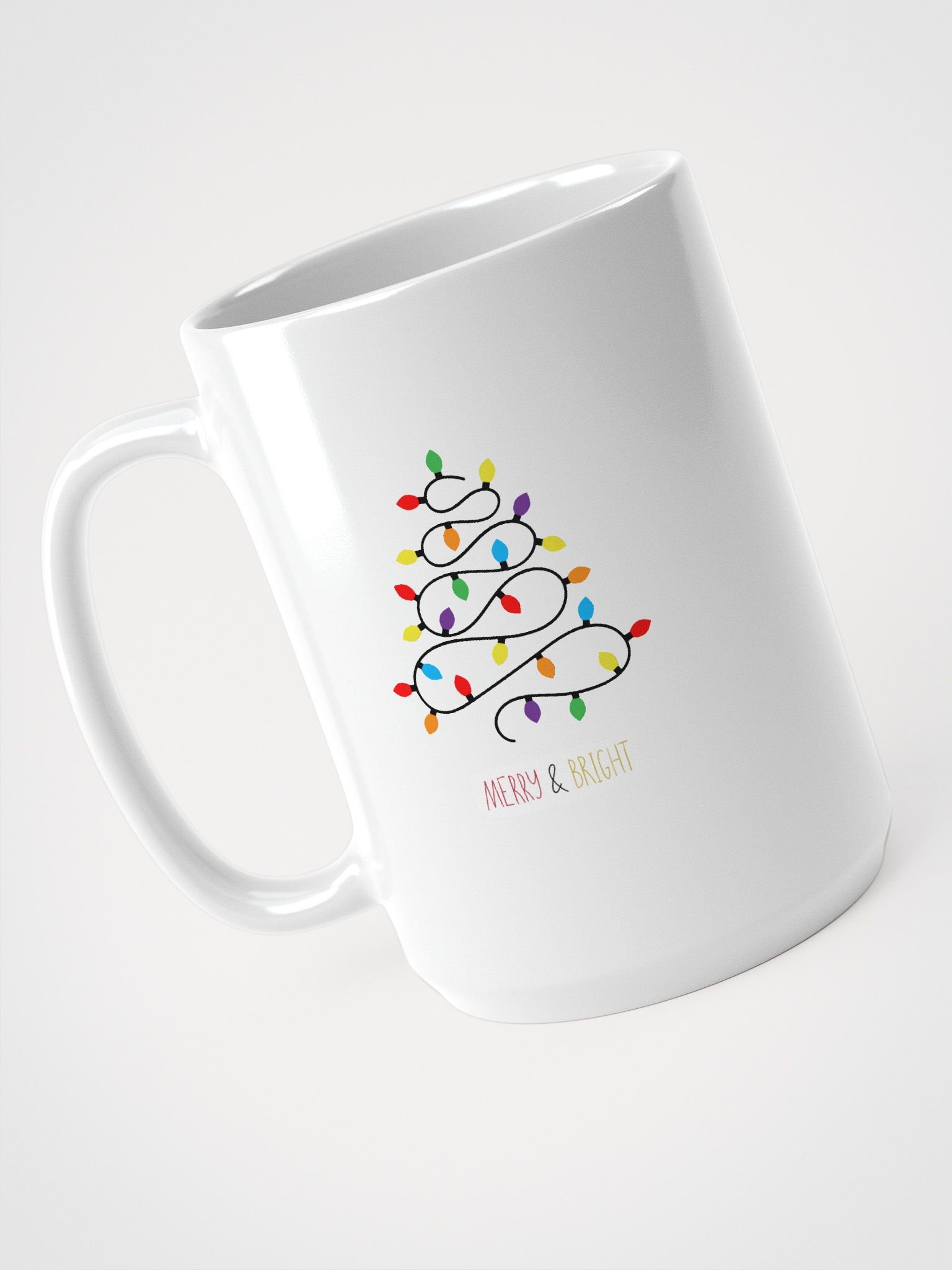 Merry & Bright Christmas Tree Mug product image (4)