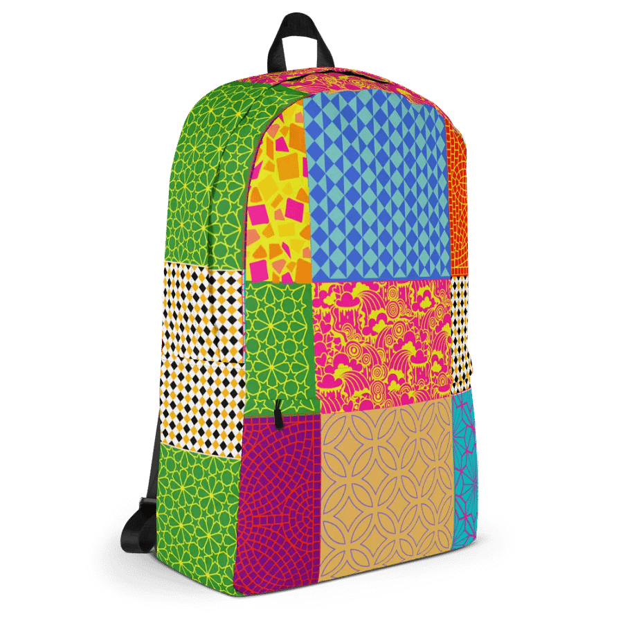 Geometric Fusion All-Over Print Backpack product image (5)