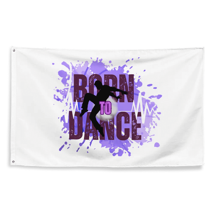 Born to Dance His Silhouette Flag product image (2)