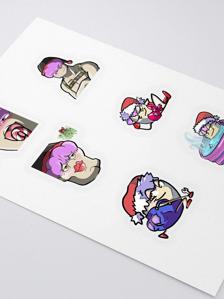 Plum's Naughty Christmas Sticker Sheet product image (2)