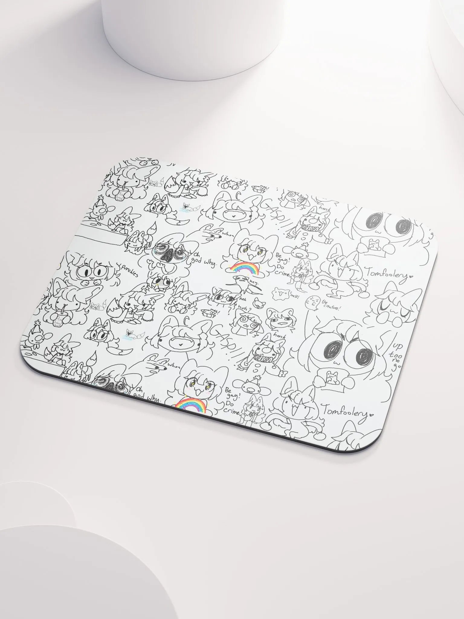 MS Paint doodle board mouse pad product image (3)