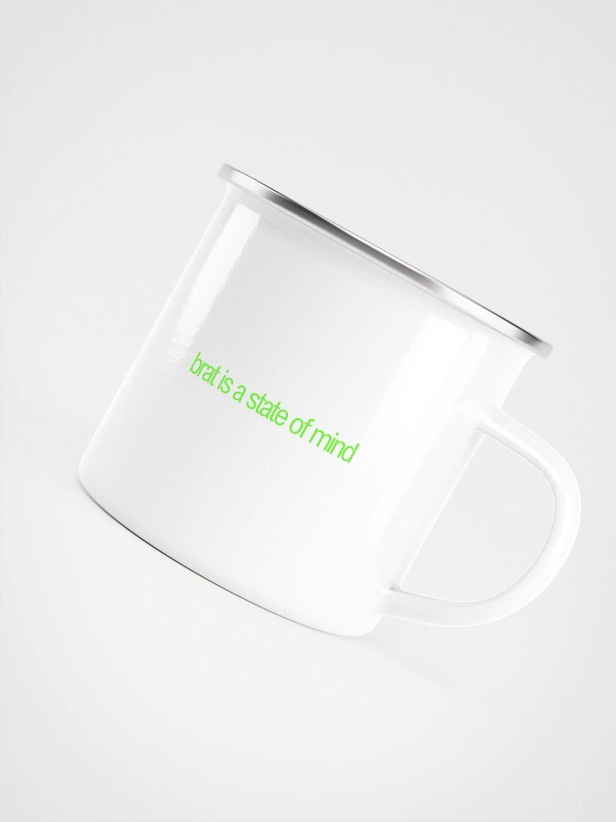 brat is a state of mind enemel mug product image (3)