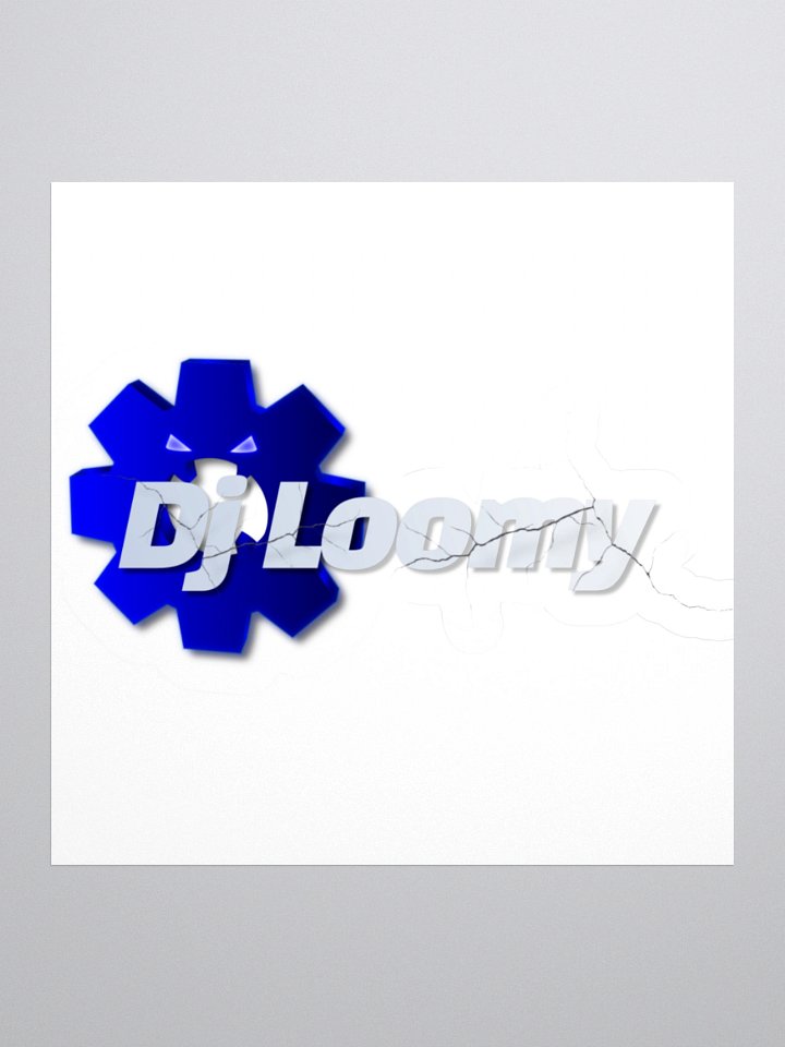 DJ Loomy kiss cut sticker product image (1)