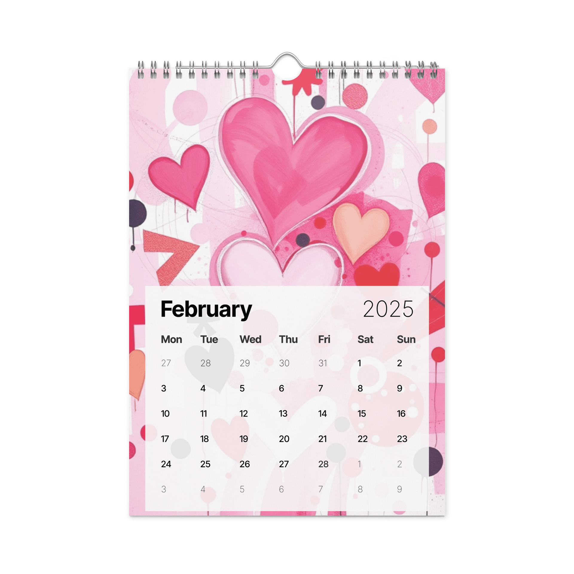 ART ABSTRACT WALL CALENDAR 2026 product image (5)