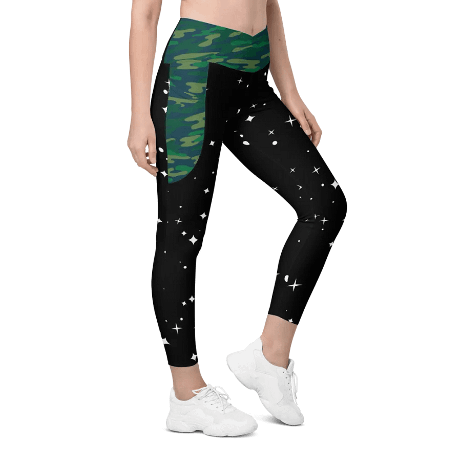 Starry Night Crossover Leggings with Pockets M.P. Thompson product image (5)