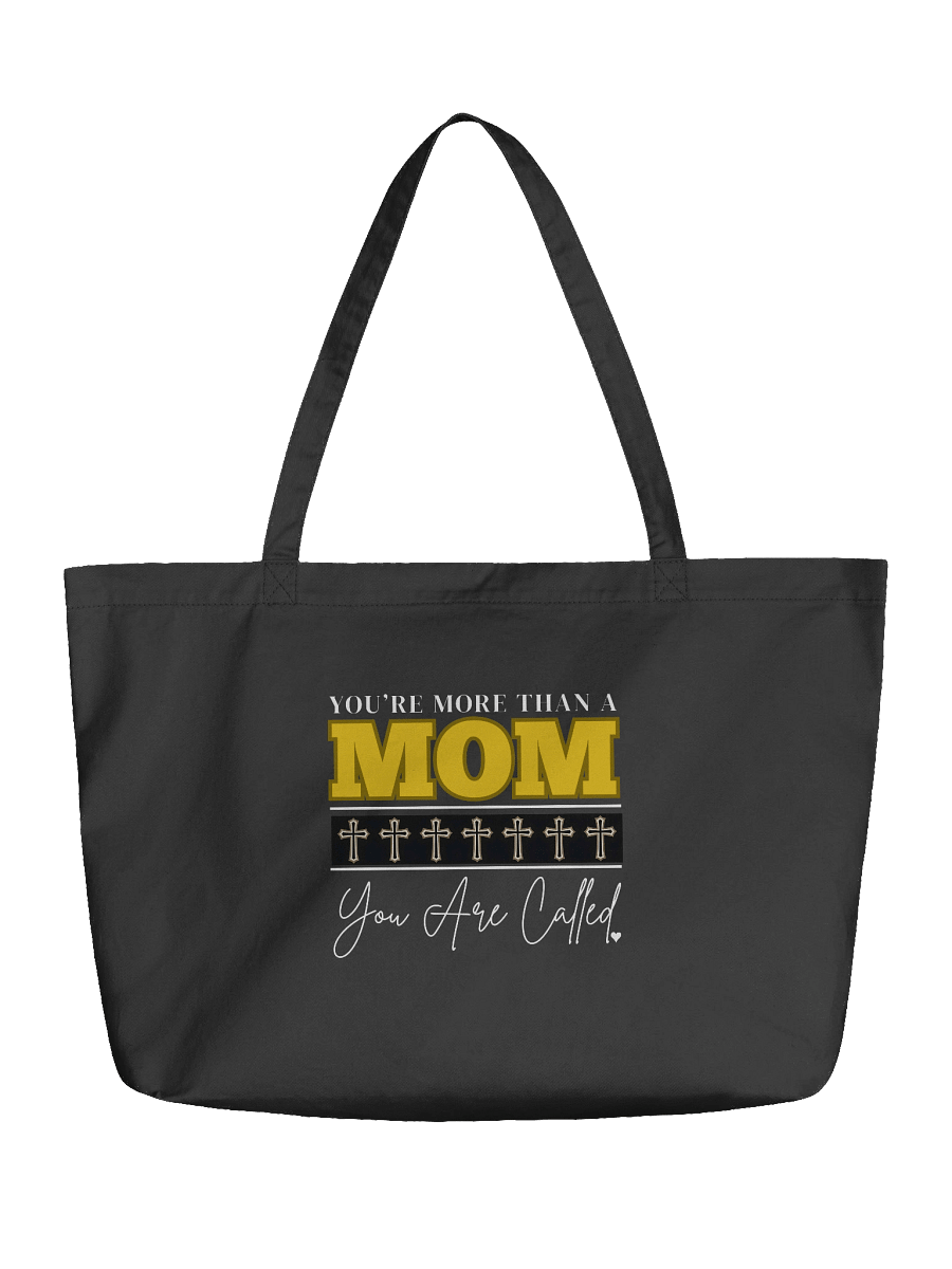 You`re More Than A MOM - You Are Called | Christian Mom Organic Tote Bag | Faith-Based Gift for Moms product image (2)
