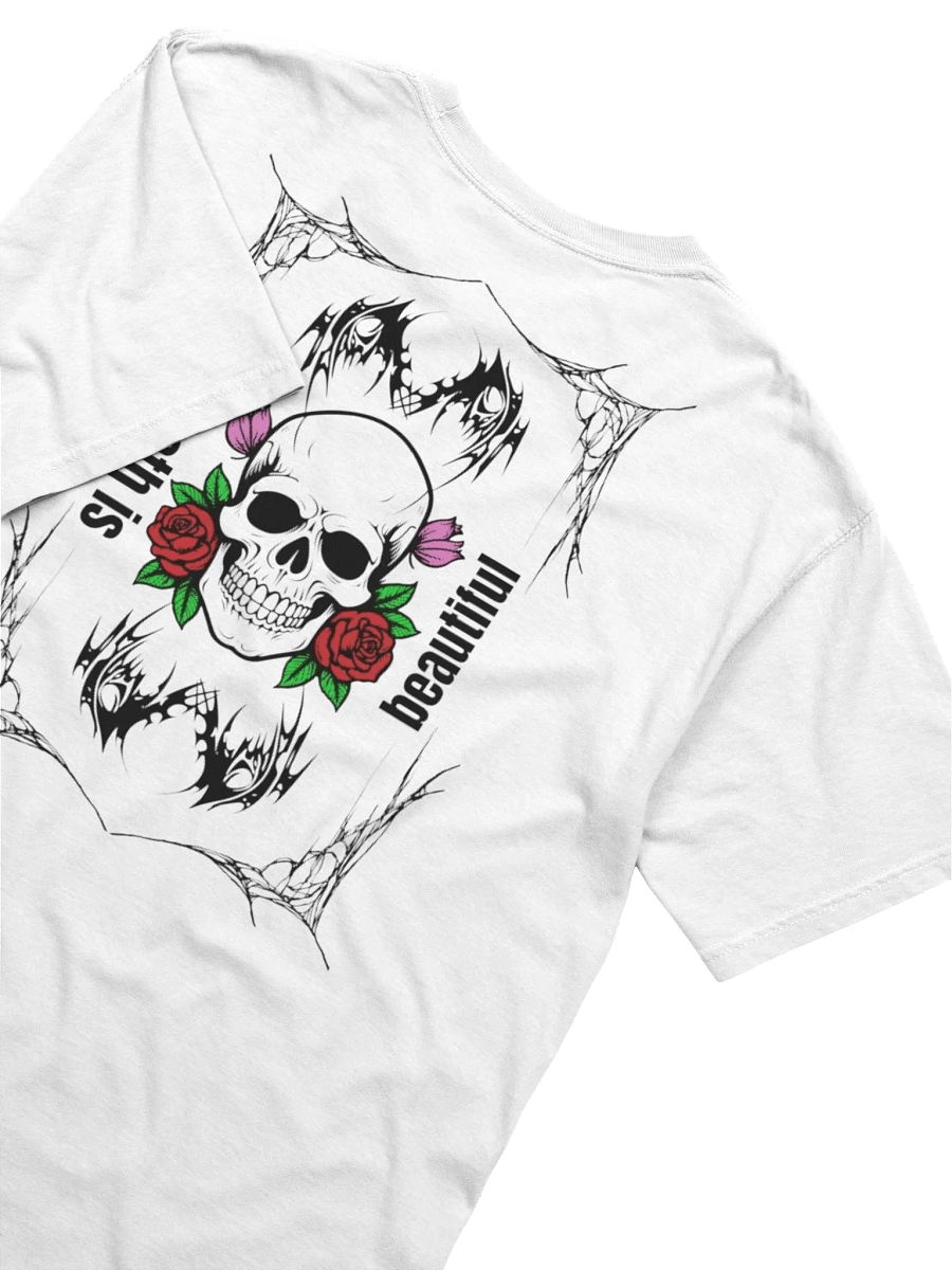 Gothic Skull Blossom T-Shirt product image (4)