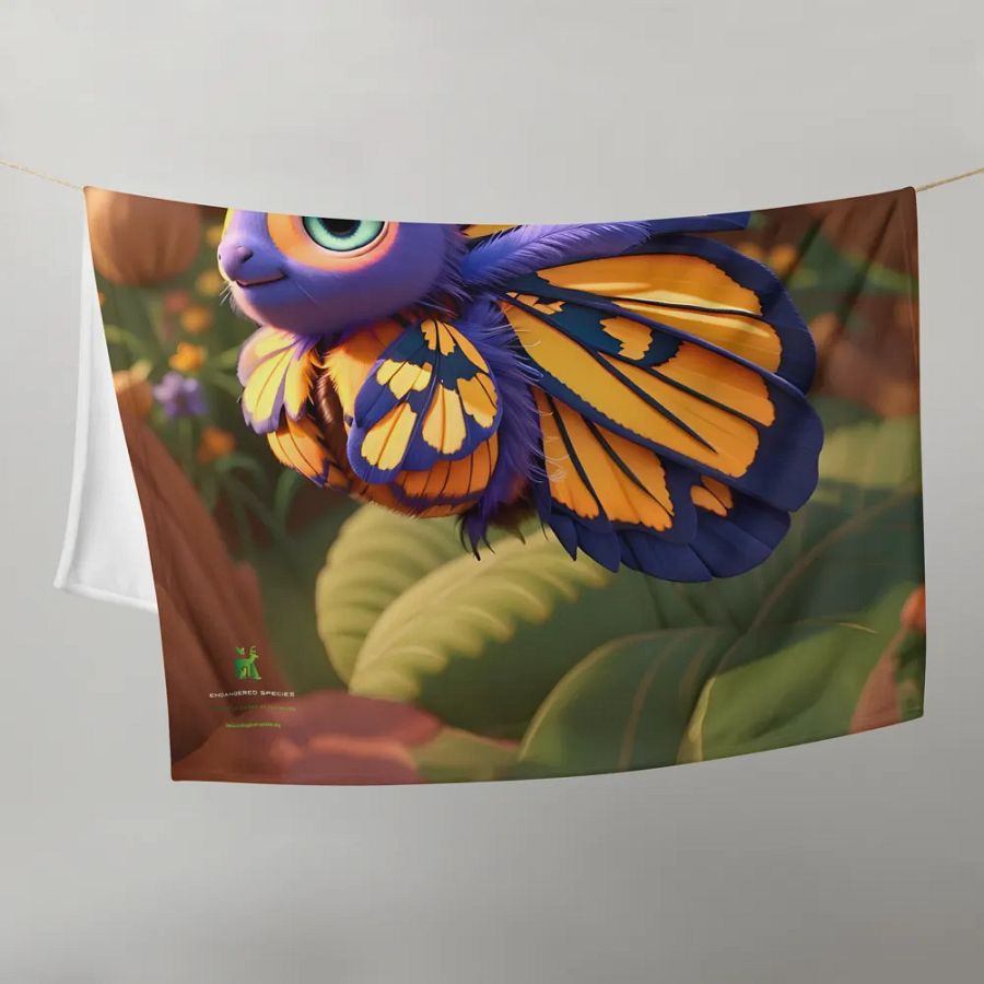Endangered Species - Mexico - Monarch Butterfly Throw Blanket product image (10)