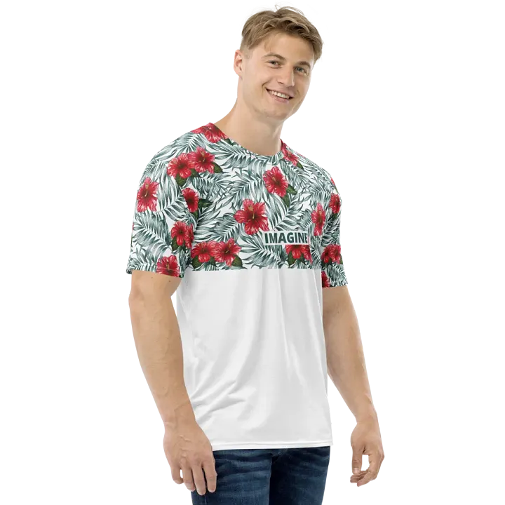 Hibiscus Leaf Design | Crew Neck T-Shirt product image (2)