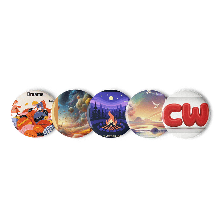 Be a Dreamer Pin Button Set product image (1)