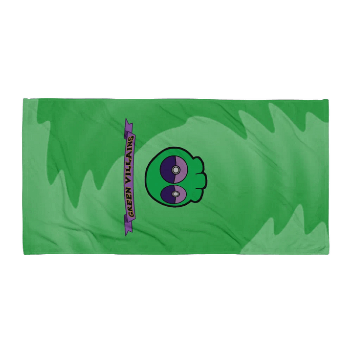GREEN SKULL TOWEL! product image (1)