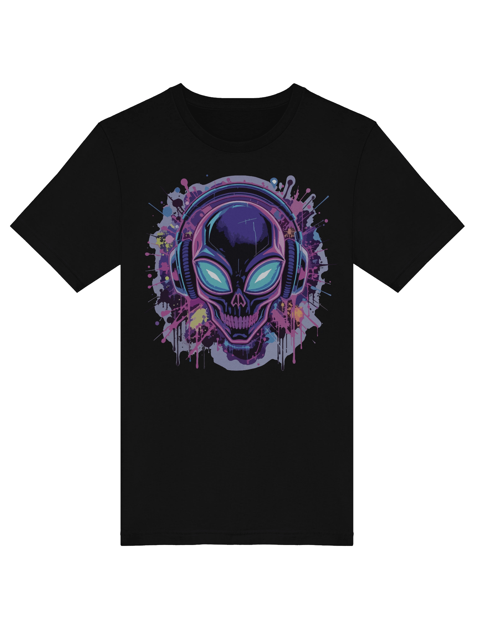 Galactic Groove Alien Head T-Shirt product image (5)