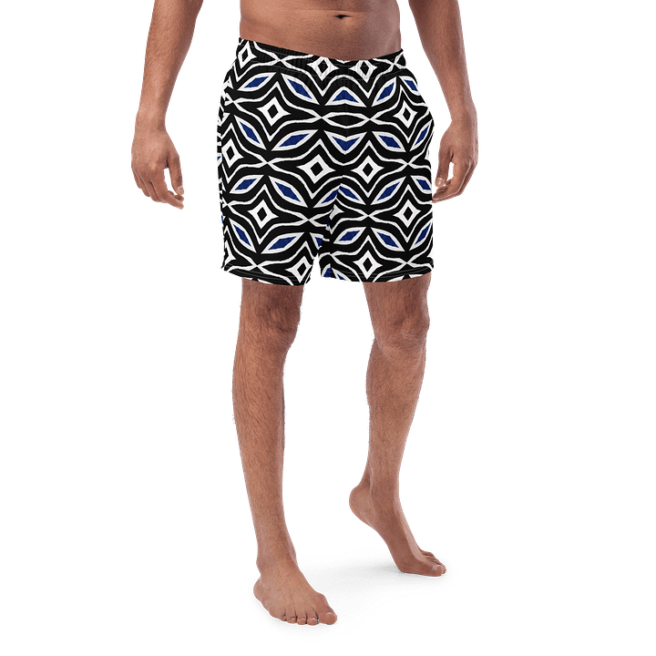 Symmetric Monochrome Swim Trunks product image (1)
