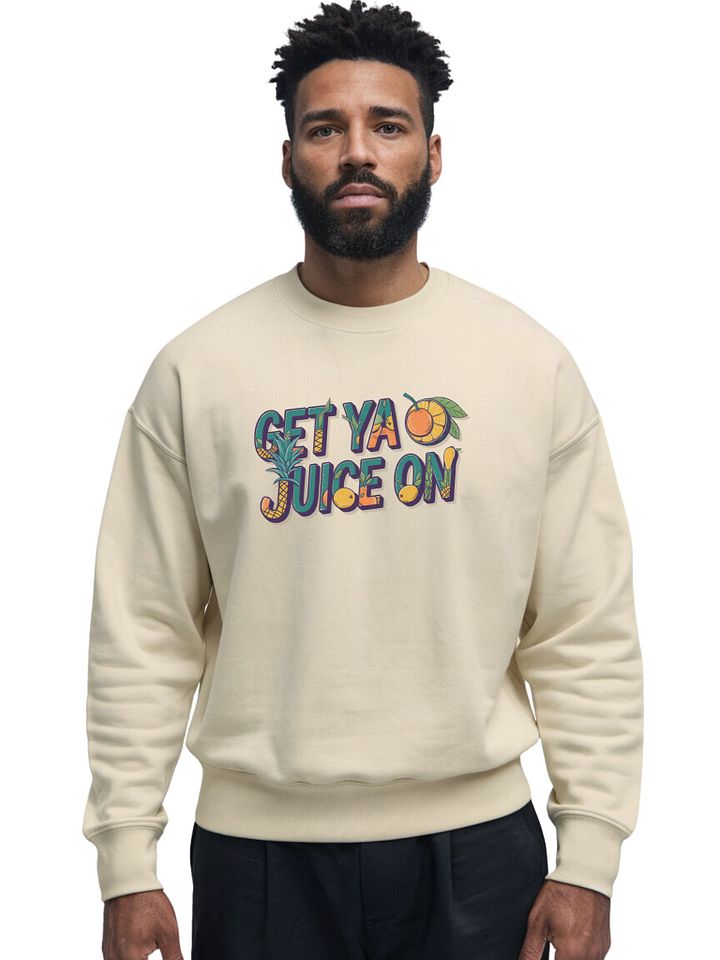 "Get Ya Juice On" Premium Unisex Bone Sweatshirt product image (1)