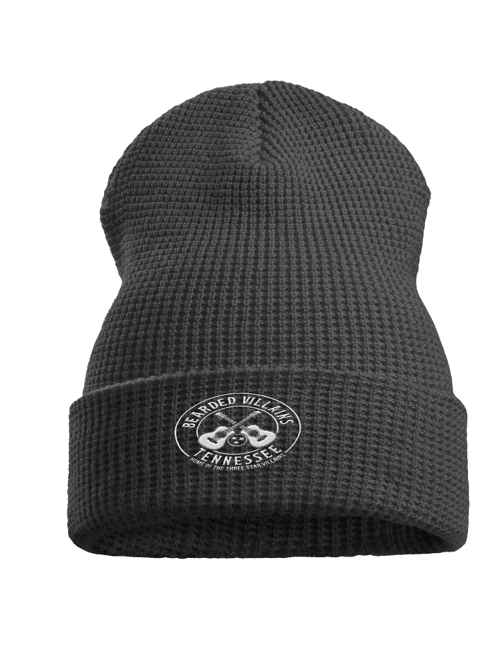TSV Bearded Villains Tennessee Waffle Knit Beanie | Artic White | Bold Brotherhood Style & Comfort product image (3)