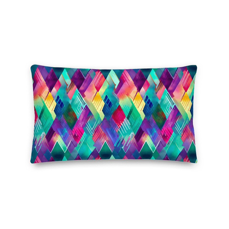 "Watercolor Diamonds" Premium Pillow product image (2)